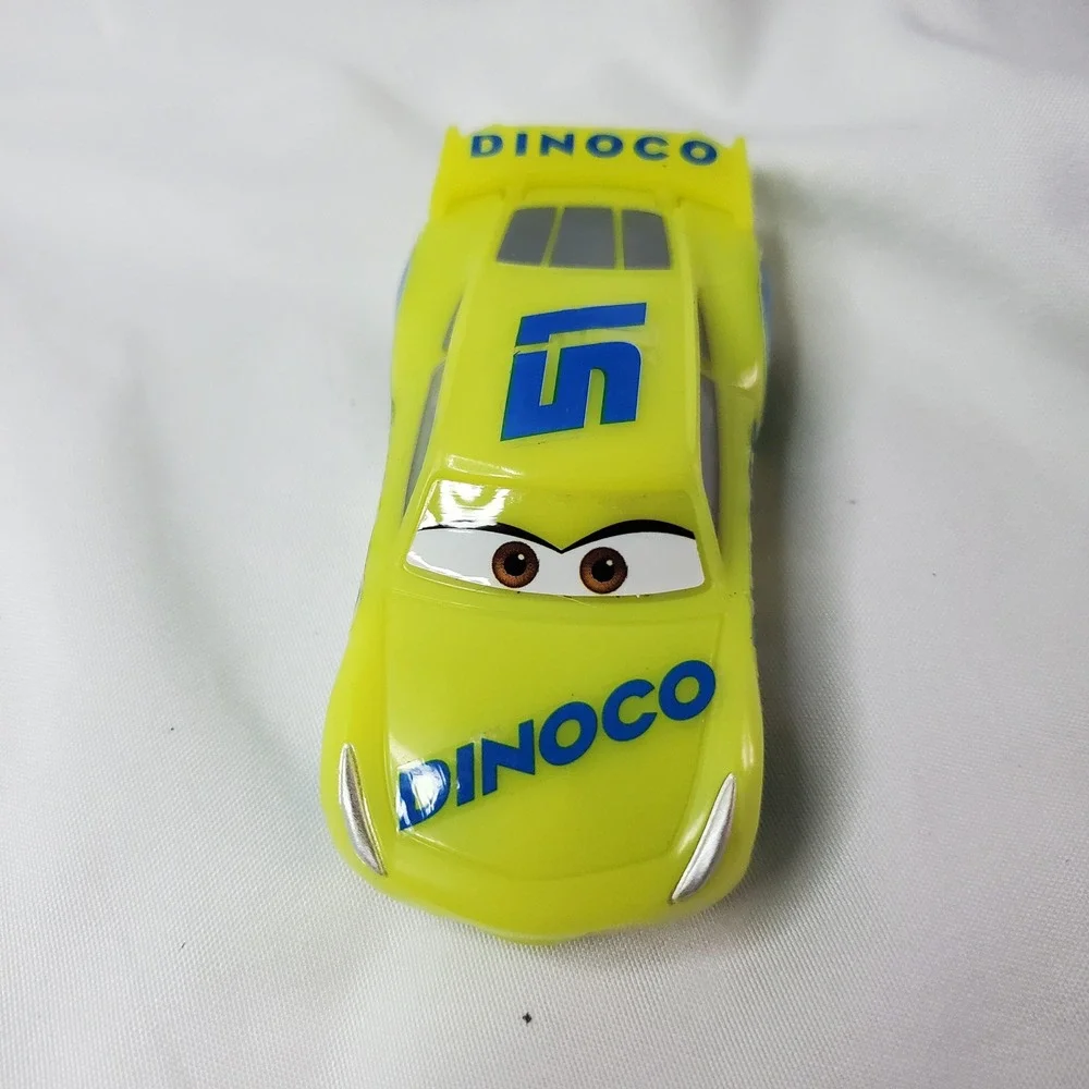 Disney Pixar Cars Cruz Ramirez Dinoco 51 Yellow Toy Car Mattel